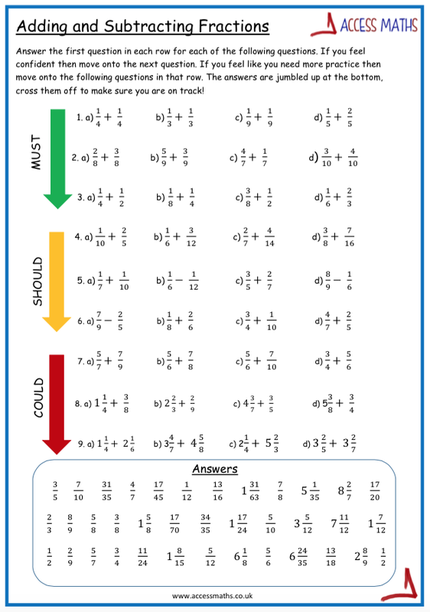 adding-fractions-worksheet-access-maths