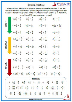 More Fractions Resources.. - Access Maths